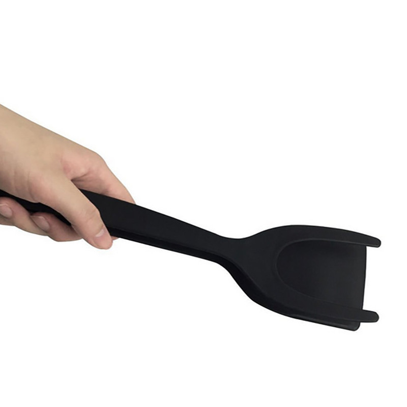 2 in 1 Spatula | Non-Stick, Food Grade, Grip Flip Tongs for Easy Cooking and Serving